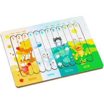 Деревянный пазл - палочки ТРИ СОВЫ 