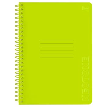 Тетрадь 96л., А5, клетка на пластиковом гребне, BG 