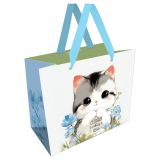 Пакет подарочный 32*26*12см MESHU "Cute kitten", матовая ламинация