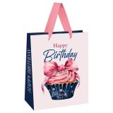 Пакет подарочный 18*23*10см MESHU "Cake", матовая ламинация