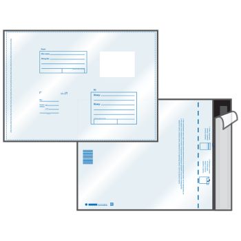 Пакет почтовый C5, UltraPac, 162*229мм, полиэтилен, отр. лента, 70мкм