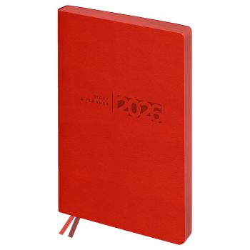 Ежедневник датированный 2026г., А6+, 176л., мягкий переплет, кожзам, BG 