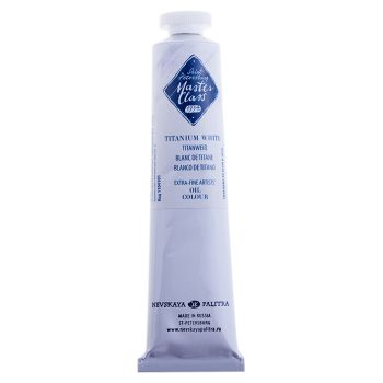 Краска масляная художественная Мастер-Класс, 48мл, туба, белила титановые