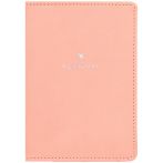 Обложка для паспорта OfficeSpace "Journey", экокожа софт-тач, персиковый, тиснение фольгой