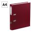 Папка-регистратор OfficeSpace, 50мм, бумвинил, с карманом на корешке, бордовая