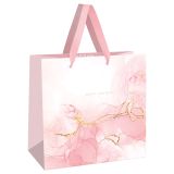 Пакет подарочный 20*20*10см MESHU "Marble pattern", фольга, матовая ламинация