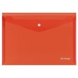 Папка-конверт на кнопке Berlingo "No Secret", А4, 200мкм, красная